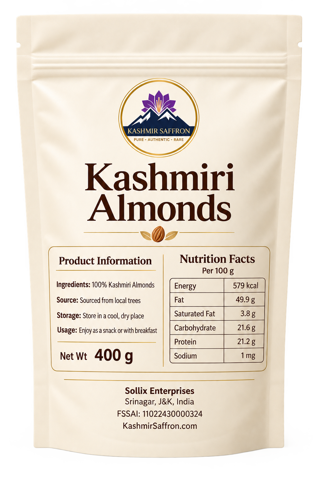 Kashmiri Almonds